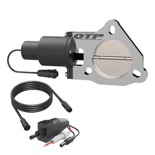 Load image into Gallery viewer, QTP 3in Bolt-On QTEC Electric Cutout Valve for Borla Exhausts - Single - eliteracefab.com