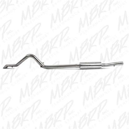 MBRP 2007-2009 Jeep Wrangler (JK) 3.8L V6 4 dr Off-Road Tail Pipe Muffler before Axle - eliteracefab.com