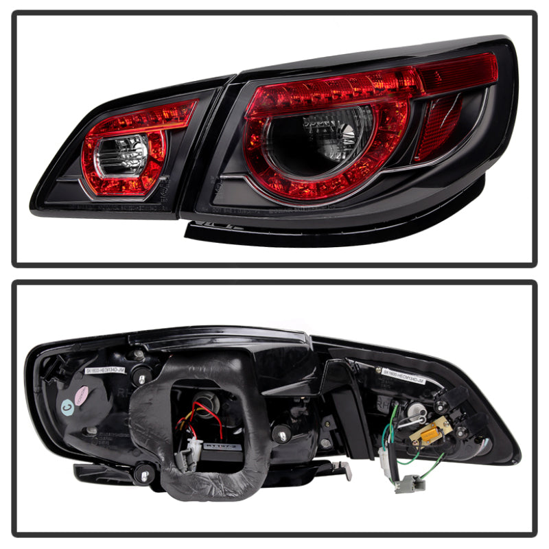 Spyder Chevy SS 2014-2016 LED Tail Lights Black ALT-YD-CVSS14-LED-BK - eliteracefab.com