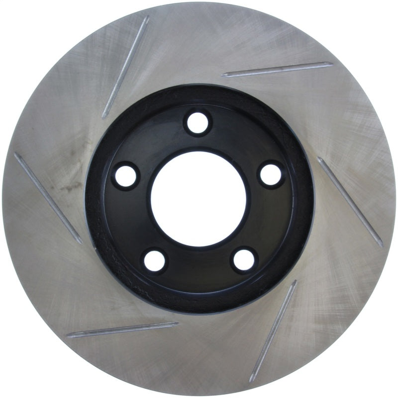 StopTech Power Slot 94-02 Mustang (Excl Cobra) / 03-04 Mustang Base/GT Front Left Slotted Rotor Stoptech