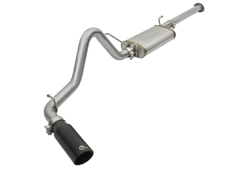 aFe MACHForce XP Cat Back SS Exhausts  Black Tips 05-12 Toyota Tacoma L4-2.7L aFe