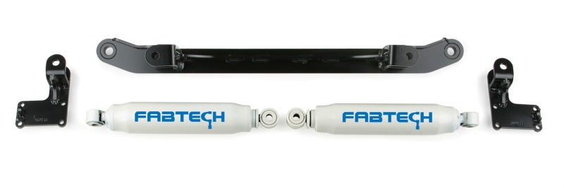 Fabtech 07-14 GM C/K1500 2WD/4WD Dual Steering Stabilizer System w/Perf. Shocks - eliteracefab.com