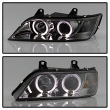 Load image into Gallery viewer, Spyder BMW Z3 96-02 Projector Headlights LED Halo Smoke High H1 Low H1 PRO-YD-BMWZ396-HL-SM - eliteracefab.com