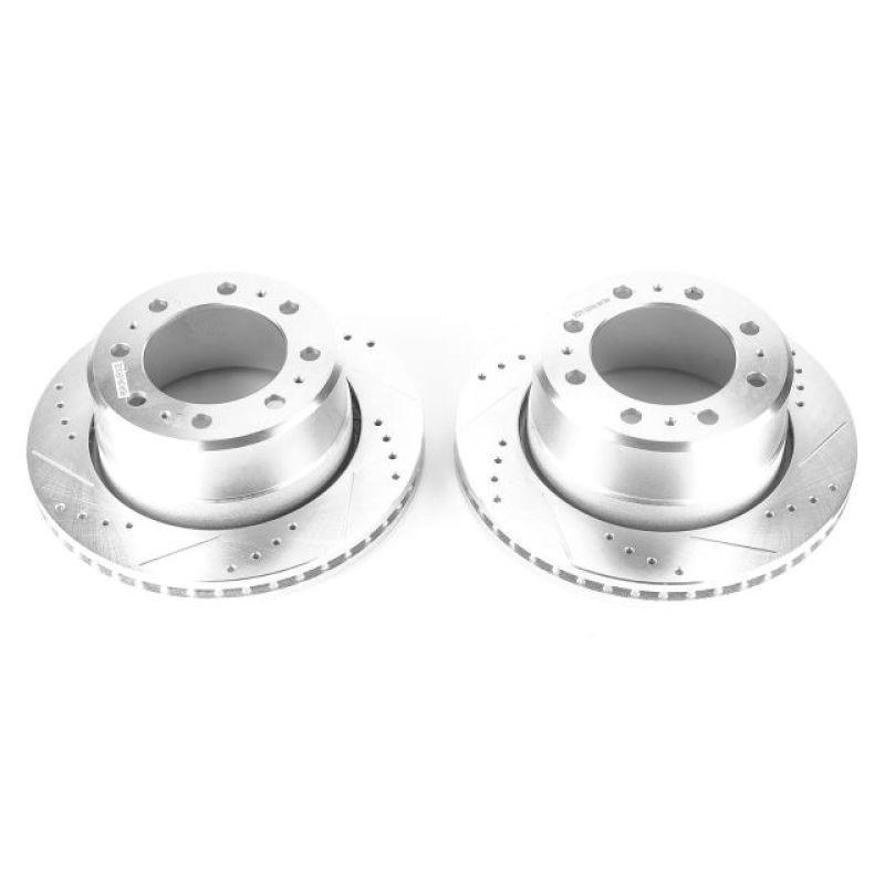 Power Stop 13-18 Ram 3500 Rear Evolution Drilled & Slotted Rotors - Pair - eliteracefab.com