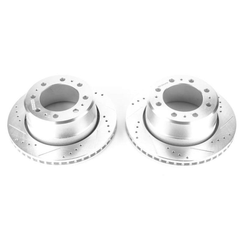 Power Stop 13-18 Ram 3500 Rear Evolution Drilled & Slotted Rotors - Pair - eliteracefab.com