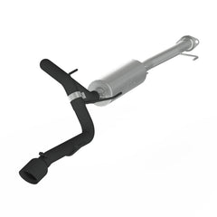 MBRP 10-18 Toyota 4 Runner BLK 4in O.D Tip Single Rear Exit 2.5in Cat Back Exhaust - eliteracefab.com