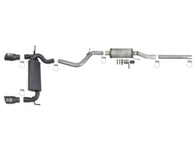 Load image into Gallery viewer, aFe Rebel Series 2.5in 409 SS Cat-Back Exhaust w/ Black Tips 2007+ Jeep Wrangler (JK) V6 3.6L/3.8L - eliteracefab.com