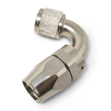 Load image into Gallery viewer, Russell Performance -8 AN Endura 120 Degree Full Flow Swivel Hose End (With 3/4in Radius)