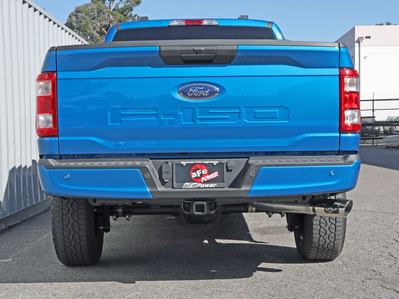 aFe Apollo GT 3in 409 SS Cat-Back Exhaust 2021 Ford F-150 V6 2.7L/3.5L (tt)/V8 5.0L w/ Polished Tips aFe