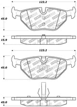 Load image into Gallery viewer, STOPTECH PERFORMANCE 01-02 BMW Z3 / 03-09 Z4 / 10/90-07 3 SERIES / 99-09 SAAB 9-5 REAR BRAKE PADS, 309.06920 - eliteracefab.com