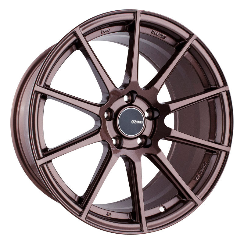 Enkei TS10 18x9.5 35mm Offset 5x114.3 Bolt Pattern 72.6mm Bore Dia Copper Wheel - eliteracefab.com