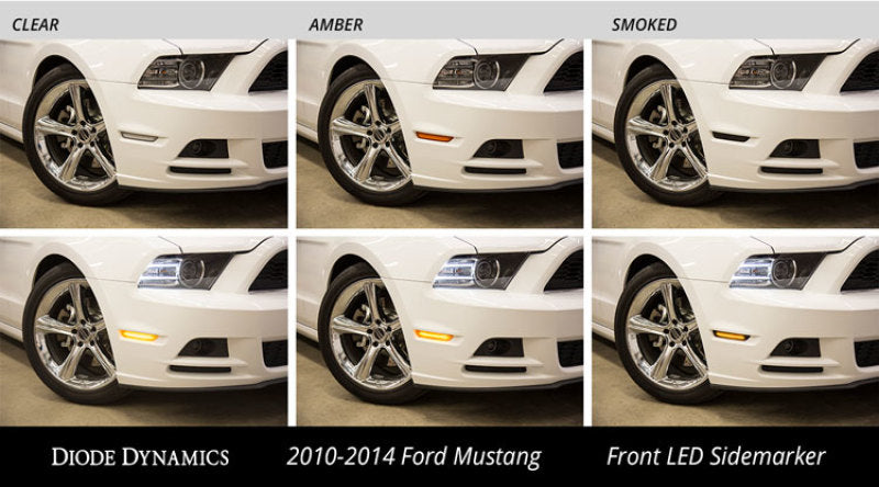 Diode Dynamics Mustang 2010 LED Sidemarkers Smoked Set Diode Dynamics