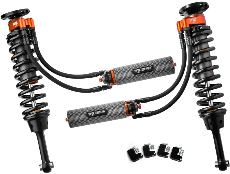 Fox Ford Raptor 3.0 Factory Series 7.9in Int. Bypass Remote Res. Front Coilover Set DSC Adj. - Blk - eliteracefab.com