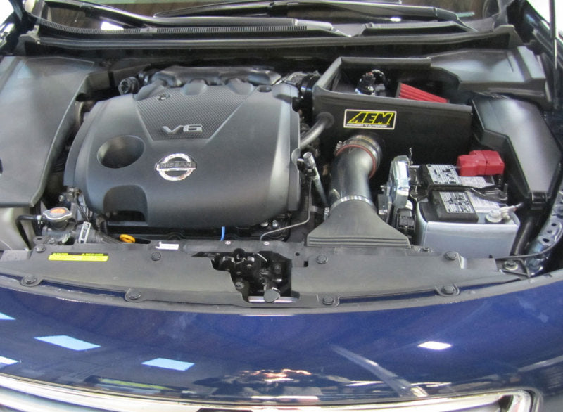 AEM 11-12 Nissan Maxima 3.5L V6 Silver Cold Air Intake - eliteracefab.com