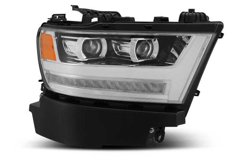 AlphaRex 880514 19-20 Ram 1500HD PRO-Series Proj Headlight Plnk Styl Chrm w/Activ Light/Seq Signal/Plnk DRL