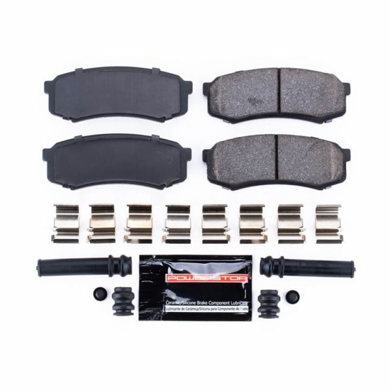 Power Stop 10-19 Lexus GX460 Rear Z23 Evolution Sport Brake Pads w/Hardware - eliteracefab.com