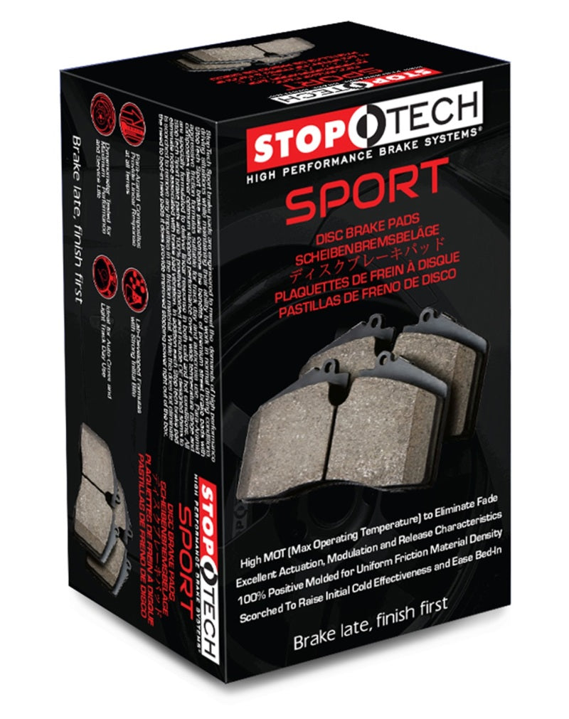 StopTech Performance 15-18 Ford Mustang Rear Brake Pads - eliteracefab.com
