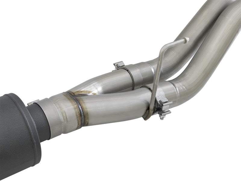 aFe MACH Force-Xp Cat-Back Exhaust w/Dual Hi-Tuck Tips Black 17-18 Ford F-150 Raptor V6-3.5L (tt) aFe