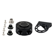 Load image into Gallery viewer, Mishimoto M22 x 1.5 - Remote Oil Filter Mount - Black