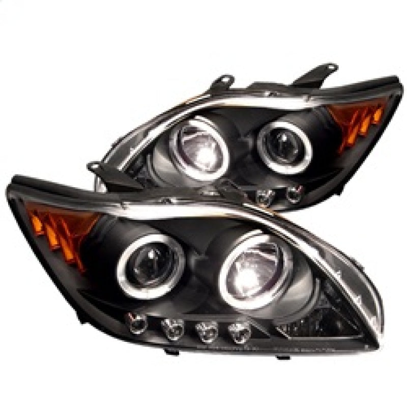 Spyder Scion TC 05-07 Projector Headlights LED Halo -Replaceable LEDs Blk PRO-YD-TTC04-HL-AM-BK - eliteracefab.com