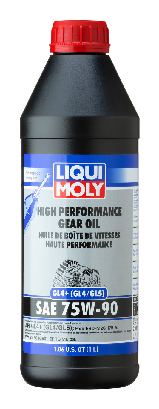 LIQUI MOLY 1L High Performance Gear Oil (GL4+) SAE 75W90 LIQUI MOLY