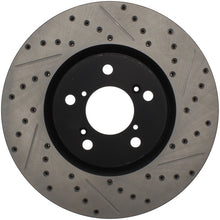 Load image into Gallery viewer, StopTech 07-08 Acura MDX SportStop Slotted &amp; Drilled Left Front Rotor - eliteracefab.com