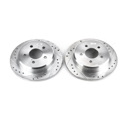 Power Stop 95-01 Ford Explorer Rear Evolution Drilled & Slotted Rotors - Pair PowerStop