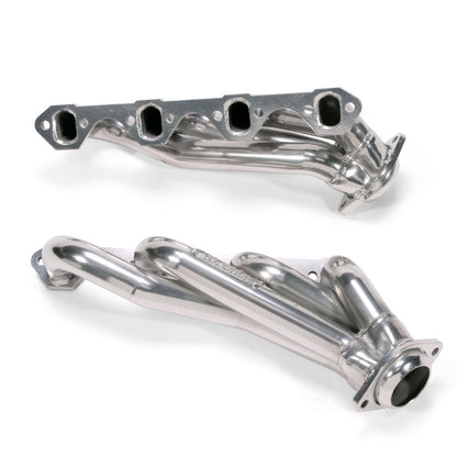 BBK 79-93 Mustang 351 Swap Shorty Unequal Length Exhaust Headers - 1-5/8 Silver Ceramic BBK