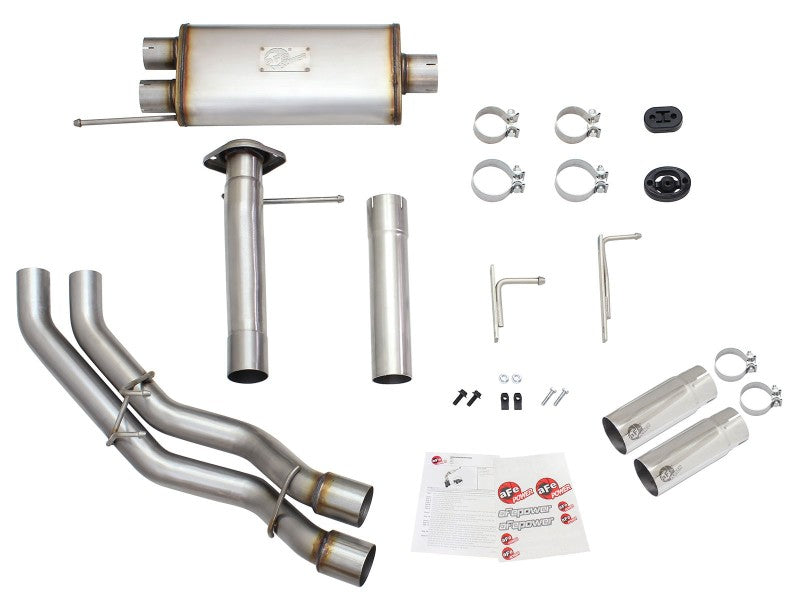 aFe Rebel Exhausts 3in SS Cat-Back 09-14 Ford F-150 4.6/5.0/5.4L w/ Polished Tips aFe