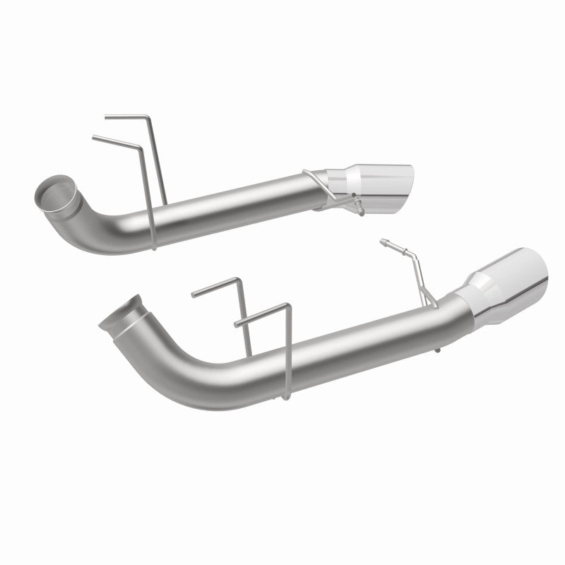 MagnaFlow 13 Ford Mustang Dual Split Rear Exit Stainless Axle-Back Cat Back Exhaust (Competition) Magnaflow