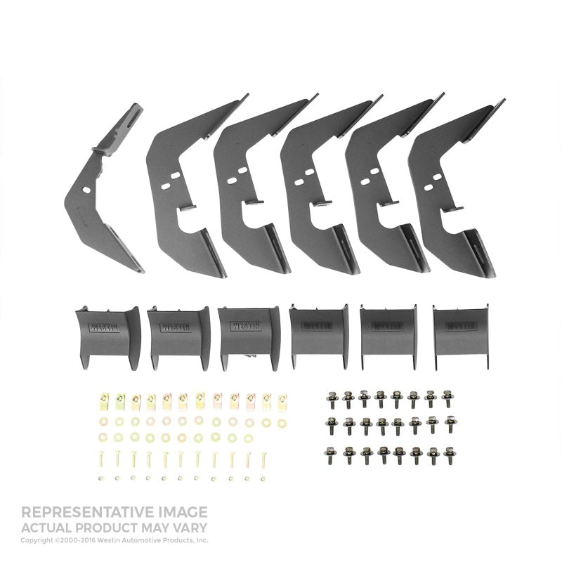 Westin 2009-2018 Dodge/Ram 1500 Crew Cab R7 Nerf Step Bars - Black - eliteracefab.com