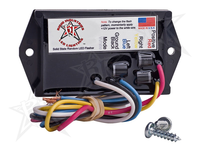 Rigid Industries 6 Amp LED Flasher - 2 Output - 12 Volt - eliteracefab.com