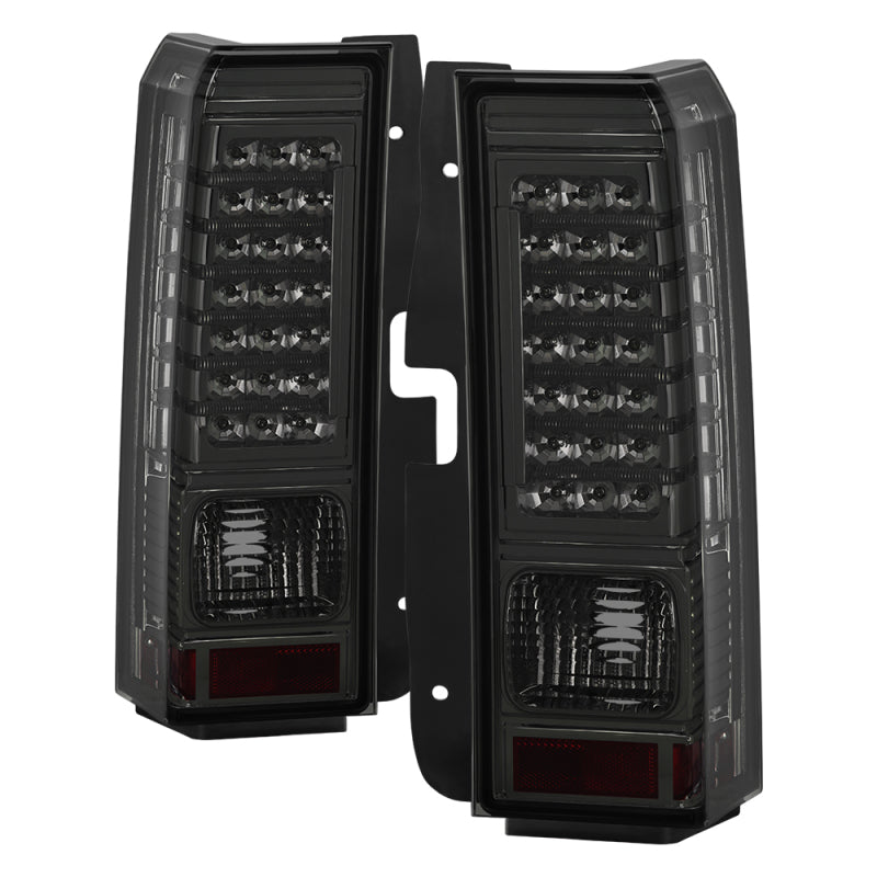 Xtune Hummer H3 06-09 ( Non H3T ) LED Tail Lights Smoke ALT-ON-HH306-LED-SM - eliteracefab.com