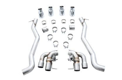 AWE Tuning 18-19 BMW M5 (F90) 4.4T AWD SwitchPath Axle-back Exhaust - Chrome Silver Tips AWE Tuning