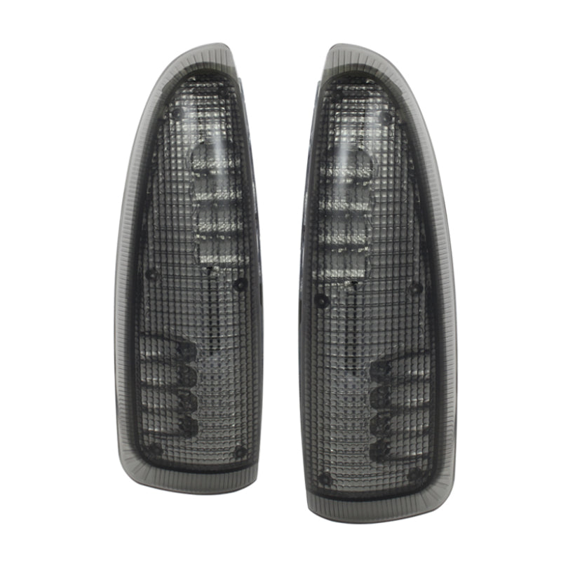 xTune Ford Superduty F250-F650 03-07 Amber LED Mirror Signal Lens - Smoke ACC-LED-FDSD99-MR-SM - eliteracefab.com