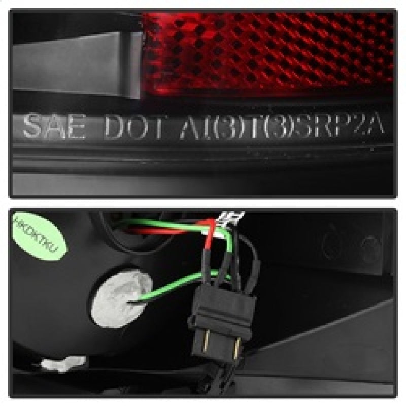 Spyder Toyota Tundra 07-13 LED Tail lights Black ALT-YD-TTU07-LED-BK - eliteracefab.com