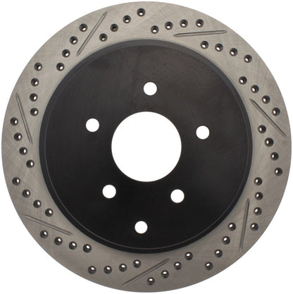 StopTech Slotted & Drilled Sport Brake Rotor - eliteracefab.com