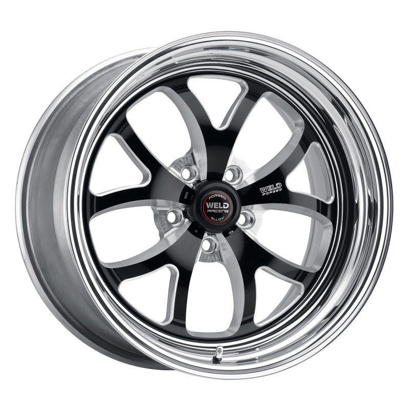 Weld S76 18x9 / 5x4.75 BP / 6.2in. BS Black Wheel (Low Pad) - Non-Beadlock