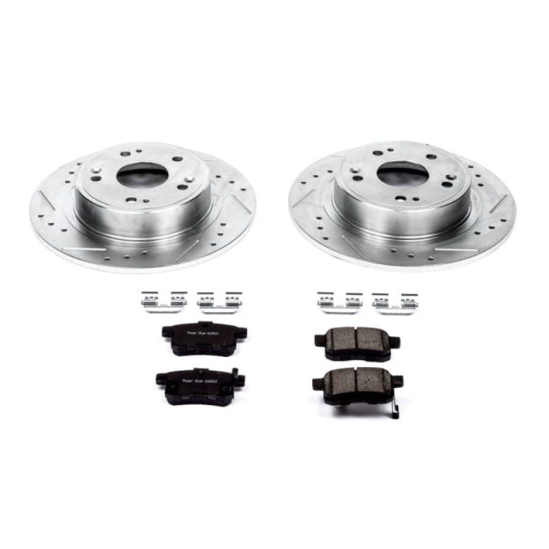 Power Stop 09-10 Acura TSX Rear Z23 Evolution Sport Brake Kit - eliteracefab.com