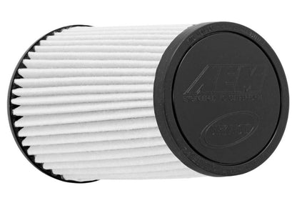 AEM Dryflow Conical Air Filter 2.75in Flange ID / 6in Base OD / 5.125in Top OD / 9.125in Height - eliteracefab.com