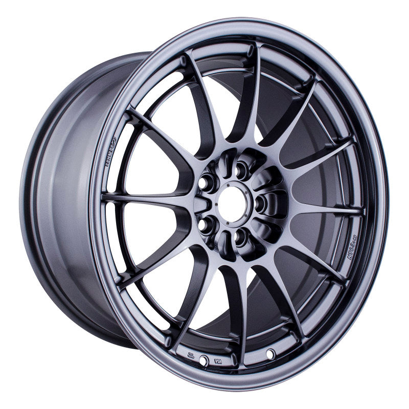 Enkei NT03+M 18x9.5 5x100 40mm Offset Gunmetal Wheel (MIN ORDER QTY 40) - eliteracefab.com