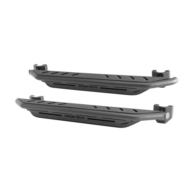 Westin/Snyper 07-17 Jeep Wrangler Triple Tube Rock Rail Steps - Textured Black - eliteracefab.com