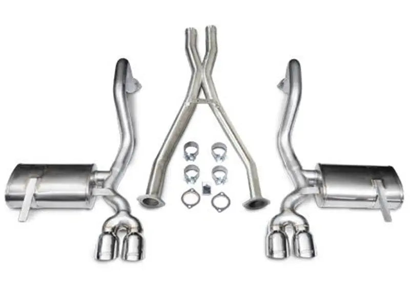 Corsa 97-04 Chevrolet Corvette C5 Z06 5.7L V8 Polished Xtreme Cat-Back + XO Exhaust - eliteracefab.com