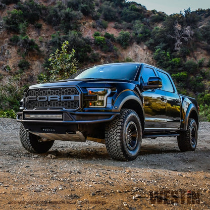 Westin 17-20 Ford F-150 Raptor Outlaw Front Bumper - Tex. Blk Westin