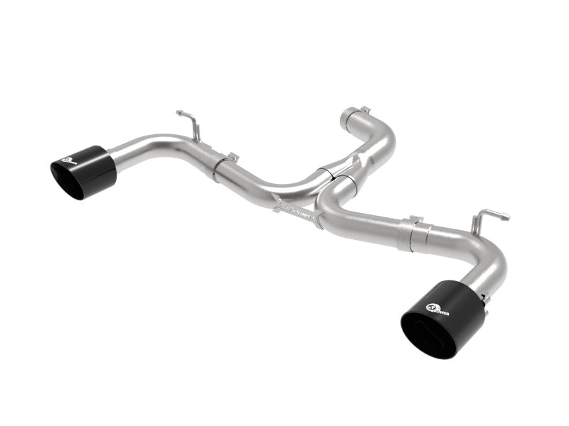 aFe 18-20 VW GTI (MK7.5) 2.0L MACH Force-Xp 3in to 2.5in 304 SS Axle-Back Exhaust System-Black Tips