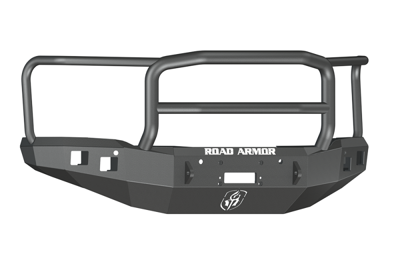 Road Armor 14-15 GMC 1500 Stealth Front Winch Bumper w/Lonestar Guard - Tex Blk Road Armor