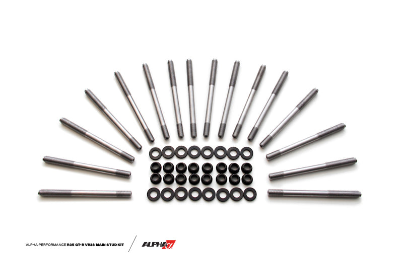 AMS Performance 2009+ Nissan GT-R R35 Alpha Main Stud Kit - eliteracefab.com