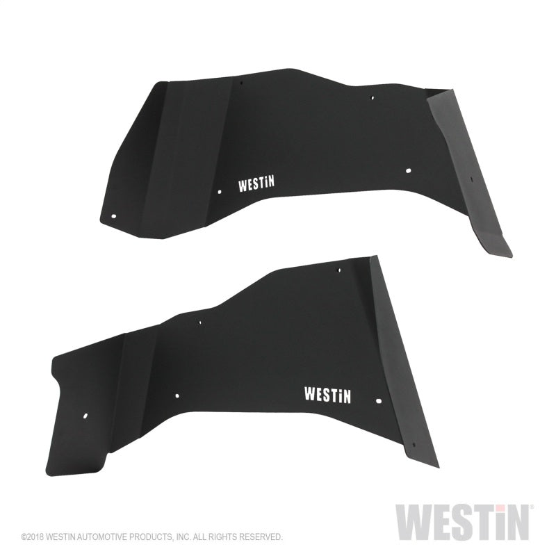 Westin 07-18 Jeep Wrangler JK Inner Fenders - Rear - Textured Black - eliteracefab.com