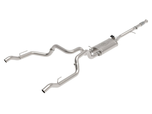 aFe Gemini XV 3in 304 SS Cat-Back Exhaust w/ Cutout 19-21 GM Silverado/Sierra 1500 V8 aFe