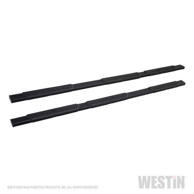 Westin 2019 Chevrolet Silverado/Sierra 1500 Crew Cab (5.5ft) R5 Modular Nerf Step Bars - Black - eliteracefab.com